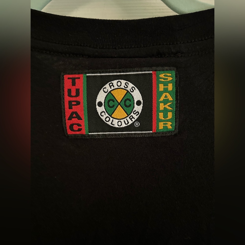 Cross Colours | Tupac Poet Vintage T-Shirt | Black - Picture 8 of 8